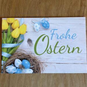 Grußkarte Frohe Ostern